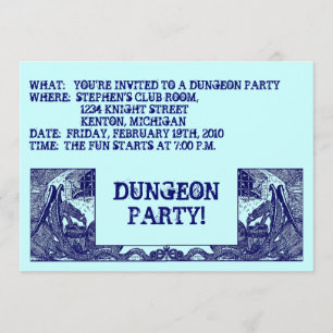 INVITACIÓN NAVY BLUE DRAGONS EN DUNGEONS ~ ¡INVITACIÓN DEL PA