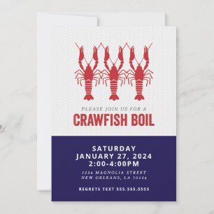 INVITACIÓN NAVY CRAWFISH BOIL