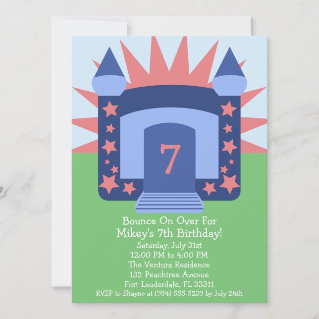 Invitación Navy se abalanzó sobre la fiesta de cumpleaños de  (Anverso)