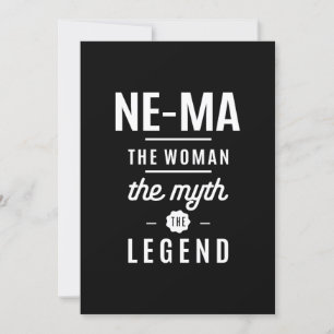 Invitación Ne-Mamáes La Mujer El Mito La Leyenda