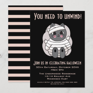 INVITACIÓN NECESITAS DESVIAR LA FIESTA DE HALLOWEEN