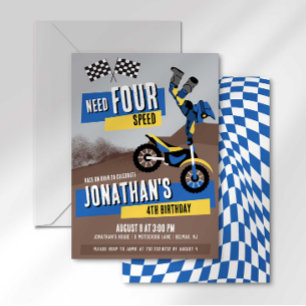 Invitación Necesito Cuatro Velocidades Moto Cross Dirt Bike C