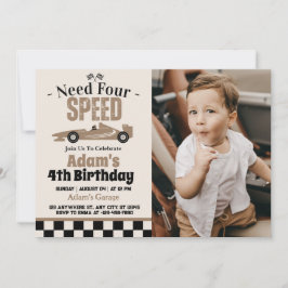 Invitación Necesito un Fiesta de cuatro velocidades para auto