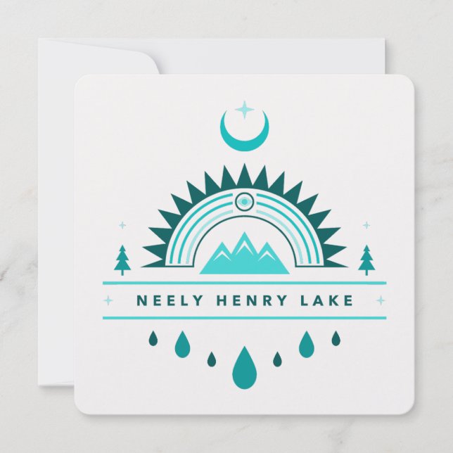 INVITACIÓN NEELY HENRY LAKE ALABAMA (Anverso)
