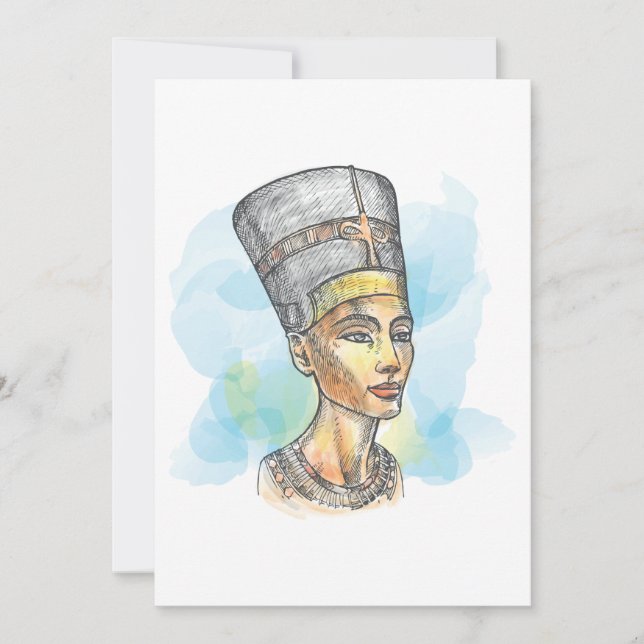 Invitación Nefertiti (Anverso)