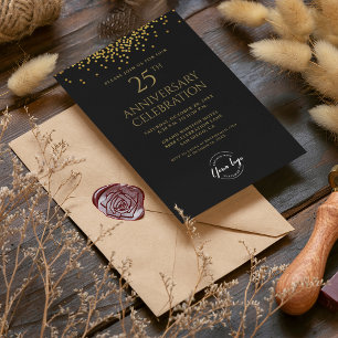 Invitación Negocios corporativos 25 Aniversario del Oro Negro