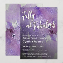 Negrita Morado Purpurina de acuarela 50 y fabuloso