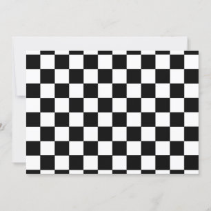 Invitación Negro y blanco controlado