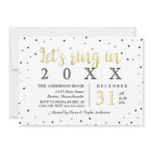 Negro y el fiesta del Año Nuevo del confeti del