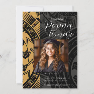 Invitación Negro y oro