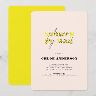 Invitación Neon Shower Por Correo Bridal Shower