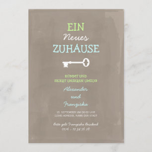 Invitación Nette Einweihungsparty Einladung
