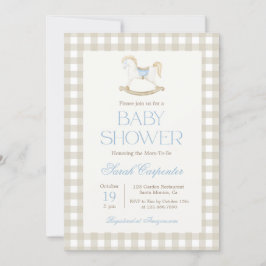 Invitación neutral a Baby Shower