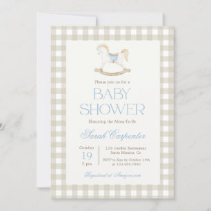Invitación neutral a Baby Shower