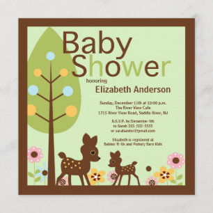 Invitación neutral de Baby Shower del género de