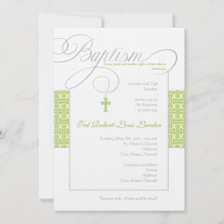 Invitación neutral del bautismo