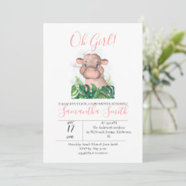Invitación neutral del bebe de Safari