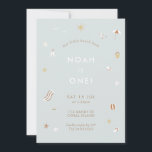 Invitación Neutral Kids Beach Pool Tema Fiesta Cumpleaños<br><div class="desc">Si tu pequeño se desplaza por la arena y el mar,  el único camino es un fiesta de playa. Bonito y neutro,  personalizable y completo con un respaldo de gingham amarillo,  muy lindo! Compra nuestra colección de Beach Club hoy ☀️ ⛱️</div>
