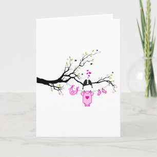 Invitación new baby girl, baby shower design