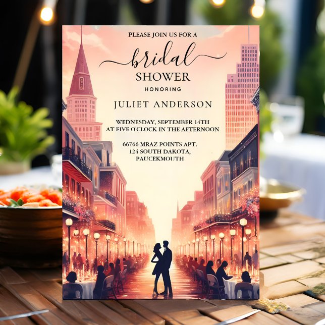 Invitación New Beach Ocean Summer New Orleans Bridal Shower (Subido por el creador)