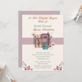 Invitación New Chapter Begins Bridal Shower