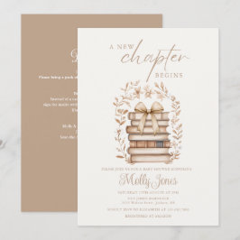 Invitación New Chapter Storybook Baby Shower All In One