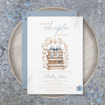 New Chapter Storybook Blue Bow Baby Shower