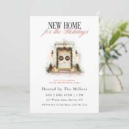 Invitación New Home for the Holidays Christmas Housewarming