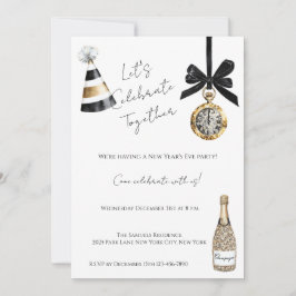 Invitación New Year's Eve Party