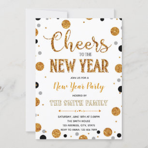 Invitación New years party invitation