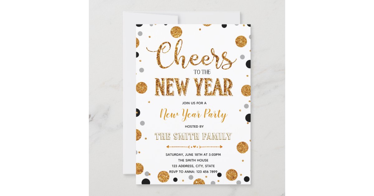 Invitación New years party invitation | Zazzle.es