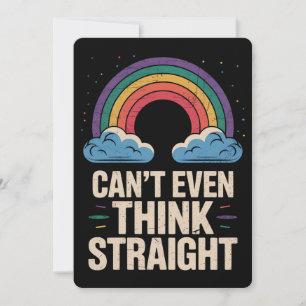 Invitación Ni siquiera puedo pensar en el aliado del orgullo 