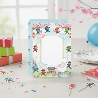 Invitación Niche Kids Martial Arts Party Decor