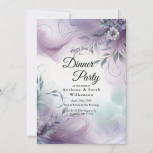 Invitación Niebla de lavanda y Susurros de acuarela