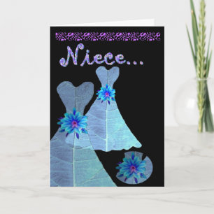 Invitación NIECE - Compañera de novias invitada AZUL Gown