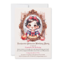 Nieve de cumpleaños encantada de la princesa WhitE