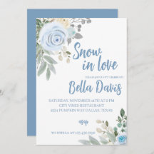 Nieve en amor Ducha de novias