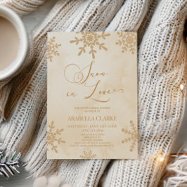 Invitación Nieve En Amor Invierno Wonderland Bridal Shower