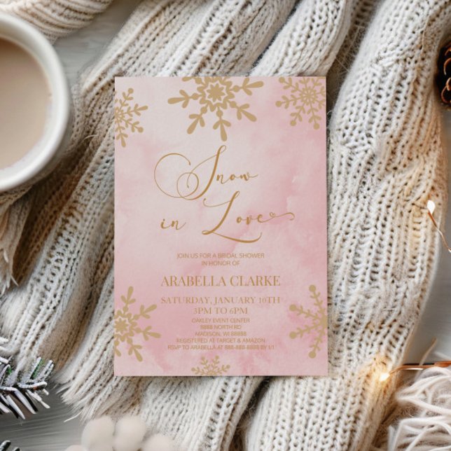 Invitación Nieve En Amor Invierno Wonderland Bridal Shower (Subido por el creador)