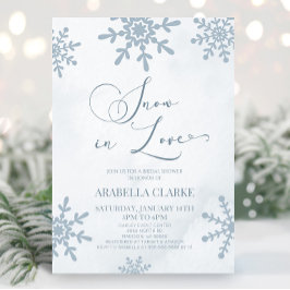 Invitación Nieve En Amor Invierno Wonderland Bridal Shower