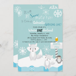 Invitación Nieve, gran diversión, se convierte en una invitac