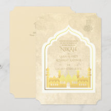NIKAH - Boda Oro de la Mezquita Islámica Ornate