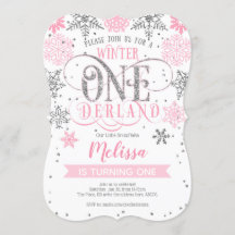 Niña Bebé, Invierno de Onederland Primer cumpleaño
