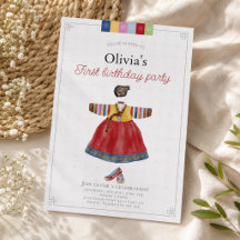 Niña coreana Hanbok Dol Janchi primer cumpleaños 
