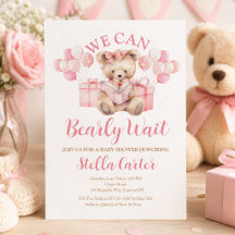 Niña del osito de peluche rosa Fiesta de bebé Osit