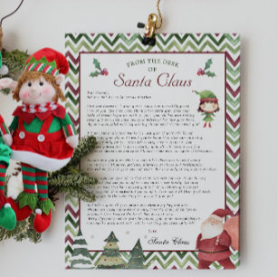 Invitación Niña Elfa   Carta de Jubilación Navidad Oficina de