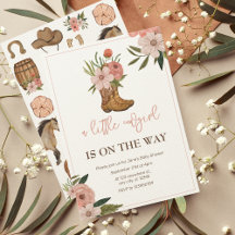 Niña pequeña en camino a Baby Shower