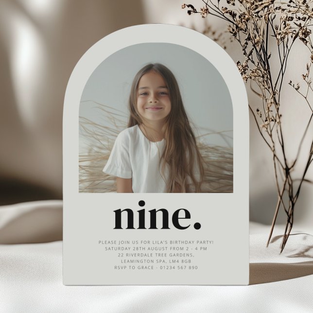 Invitación Nine Arch Photo Birday (Subido por el creador)