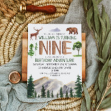 Nine Explorer Boy Birday