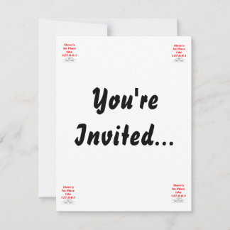 Invitación ningún lugar como casa